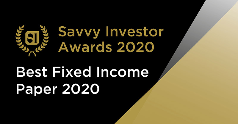 Best Fixed Income Paper 2020