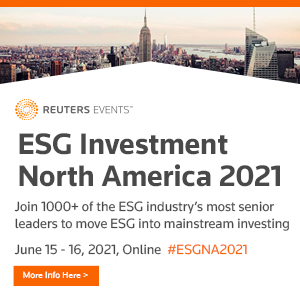 Virtual Event 15-16 Jun 2021: Reuters ESG Investment North America